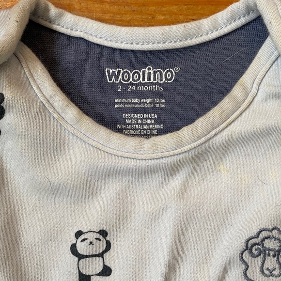 Woolino 4 Season Ultimate Baby Sleep Bag, Lt Blue Pandas, 12-24 months - Picture 2 of 4